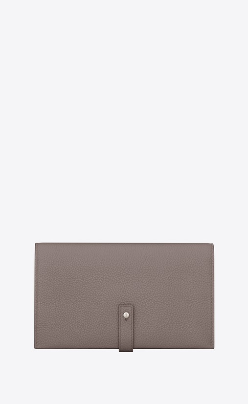 sac de jour souple thin wallet in grained leather